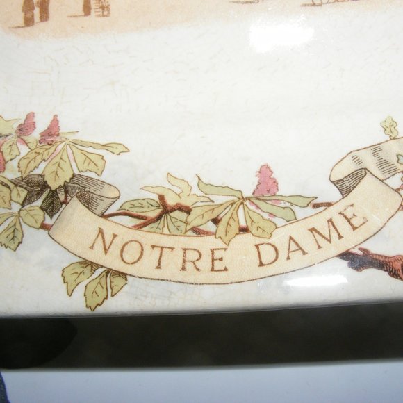 Notre Dame Church Paris France French Albert Blanchet Decor Plate - Picture 3 of 15